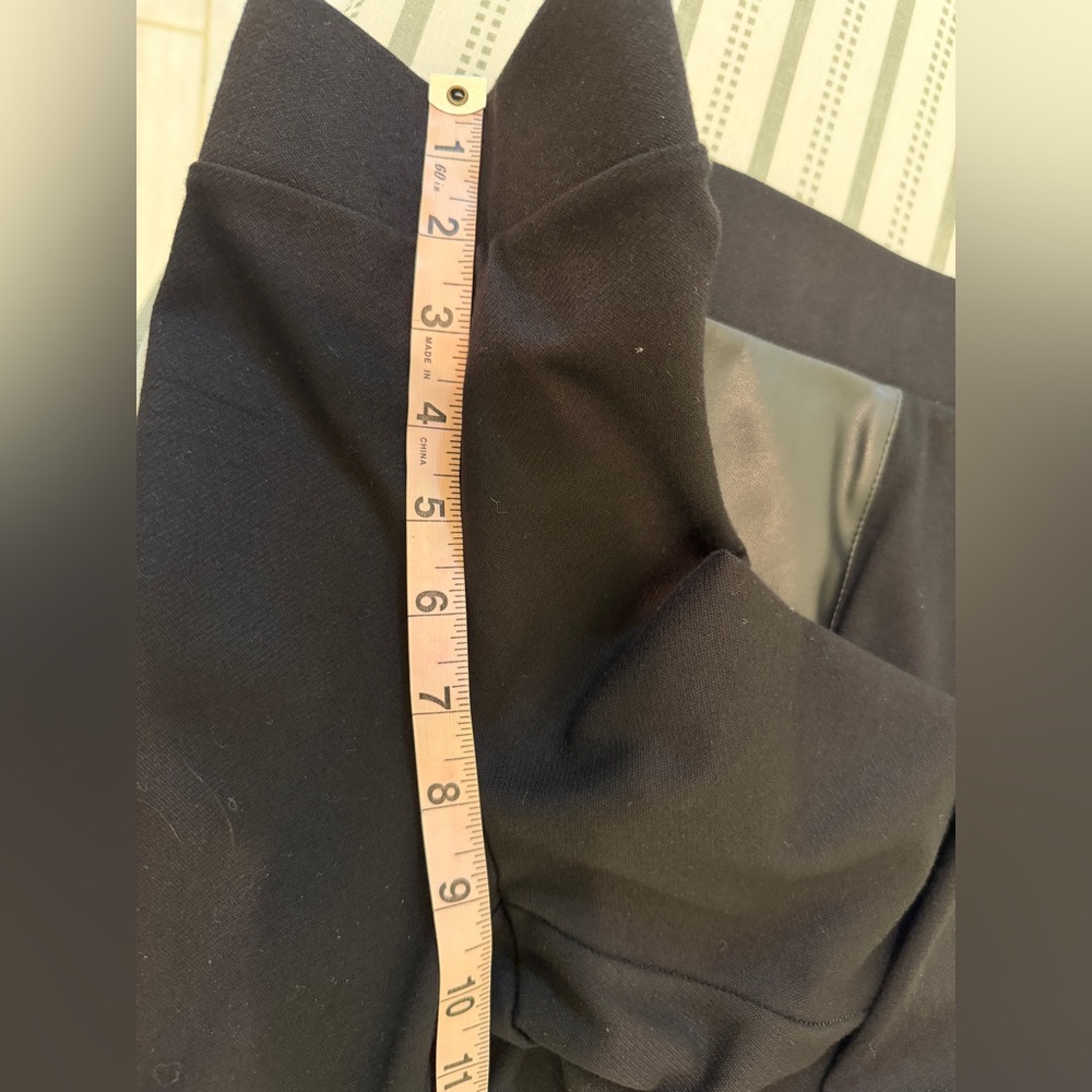 CAbi Black Faux Leather Panel Pants - Picture 11 of 12